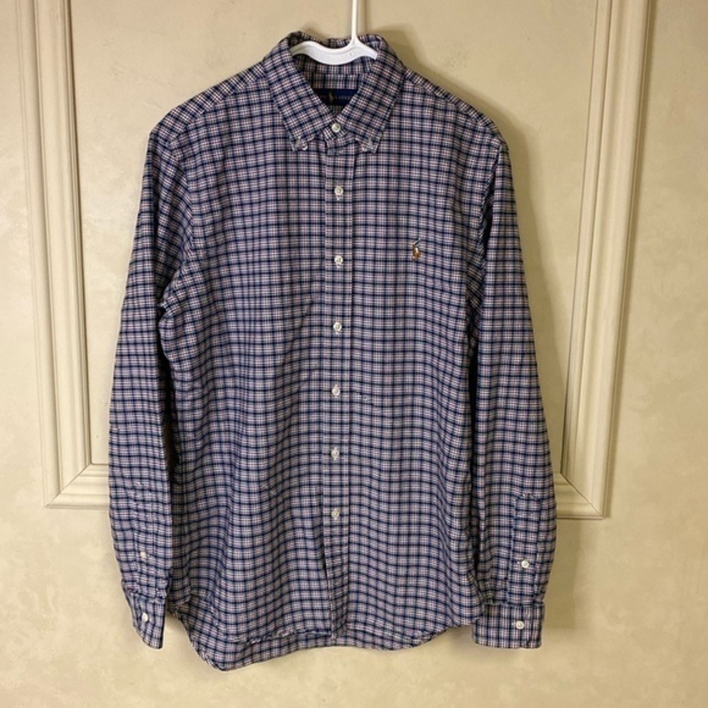 Polo Ralph Lauren Checkered Button Down Shirt Size Medium